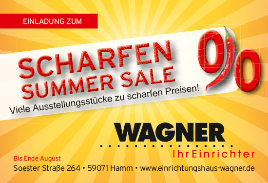 Einrichtunghaus Wagner Summer Sale