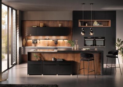 Küche AV 6000 schwarz Häcker