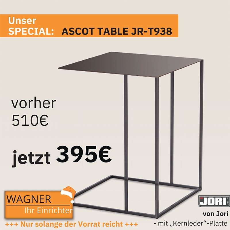Ascot Table JR-T 938 von Jori Wagner ihr Einrichter